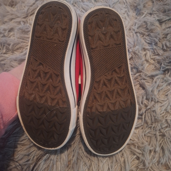 Kids Red Canvas Sneakers - Picture 5 of 5